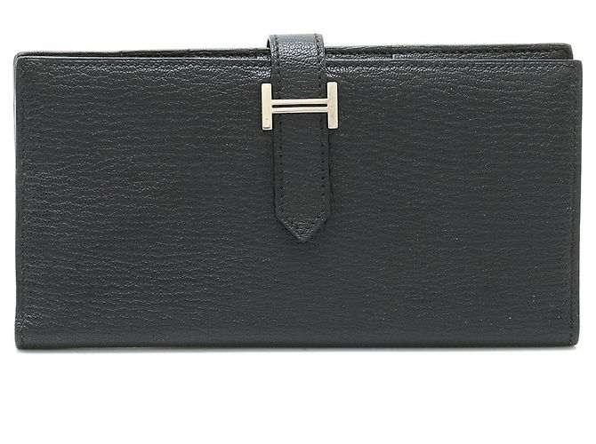 Hermès Béarn Negro