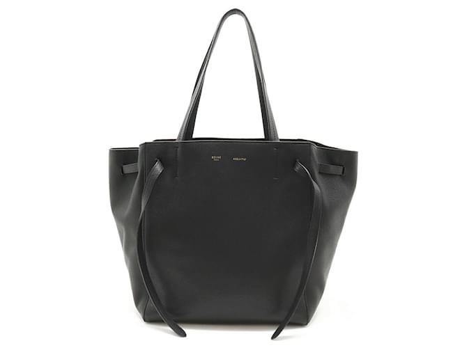 Phantom Céline CELINE Cabas Fantôme Cuir Noir  ref.1400725