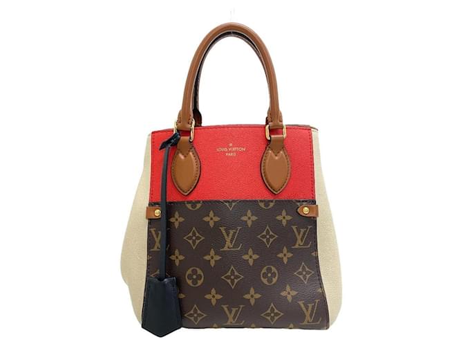 Louis Vuitton Fold PM Brown Leather  ref.1400728