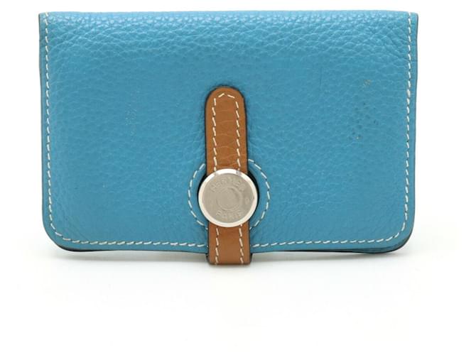 Hermès Dogon Blue Leather  ref.1400748