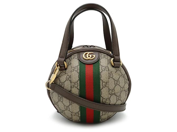 Gucci Ophidia Bege Couro  ref.1400781