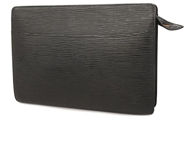 Louis Vuitton Pochette Homme Cuir Noir  ref.1400828