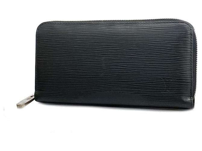 Louis Vuitton Portefeuille zippy Black Leather  ref.1400843