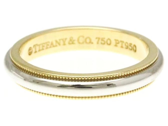 Tiffany & Co Millegrain Or jaune Doré  ref.1400865
