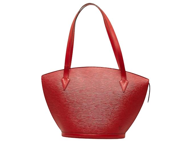 Louis Vuitton Saint Jacques Red Leather  ref.1400873
