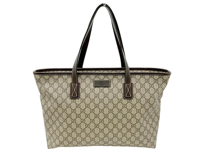 Gucci GG Supreme Beige Tela  ref.1400944