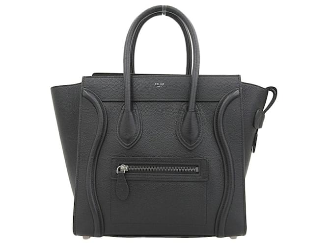 Céline Luggage Black Leather  ref.1400975