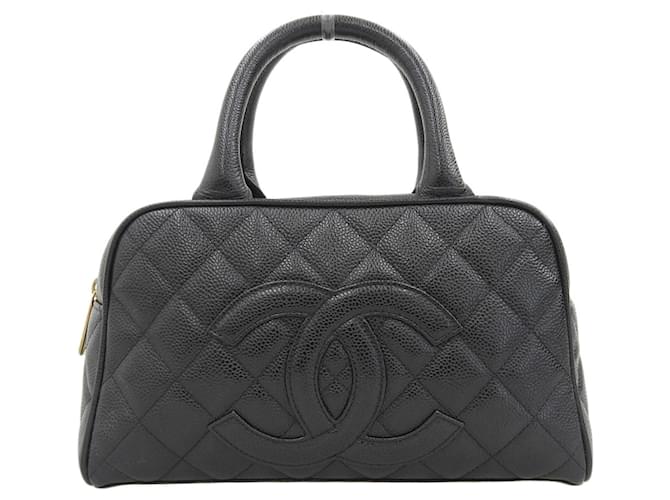 Chanel Bowling Cuir Noir  ref.1400987