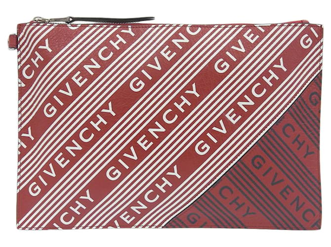 GIVENCHY Red Leather  ref.1400990