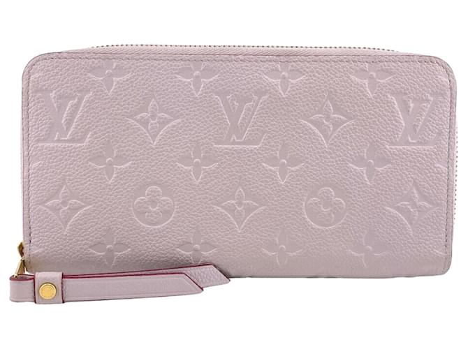 Zippy Louis Vuitton Portefeuille flink Pink Leder  ref.1400999