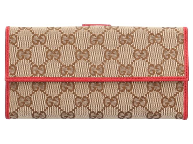 Gucci GG Canvas Beige Tela  ref.1401030