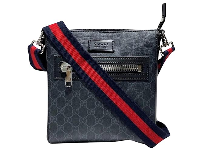 ショルダーバッグ GG SUPREME FABRIC SHOULDER BAG Gucci GG Supreme Fabric Shoulder Bag Black/Grey – LOZURI®