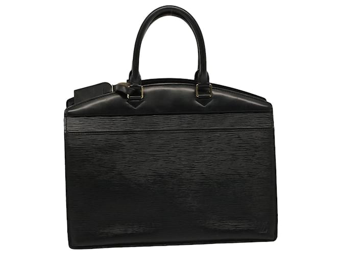 Bolsa de mão LOUIS VUITTON Epi Riviera Noir preta M48182 Autenticação de LV 75754 Preto Couro  ref.1401257