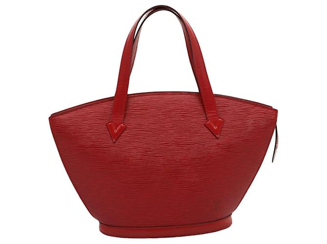 LOUIS VUITTON Epi Saint Jacques Shoulder Bag Red M52277 LV Auth 75750 Leather  ref.1401283