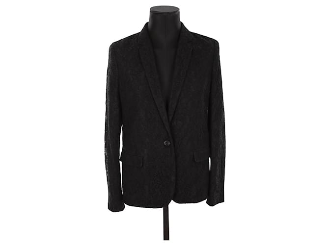 The Kooples chaqueta de sport Negro Sintético  ref.1401336