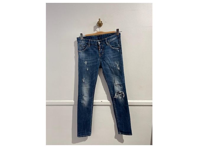 Jeans DSQUARED2 T.FR 34 Algodón Azul 