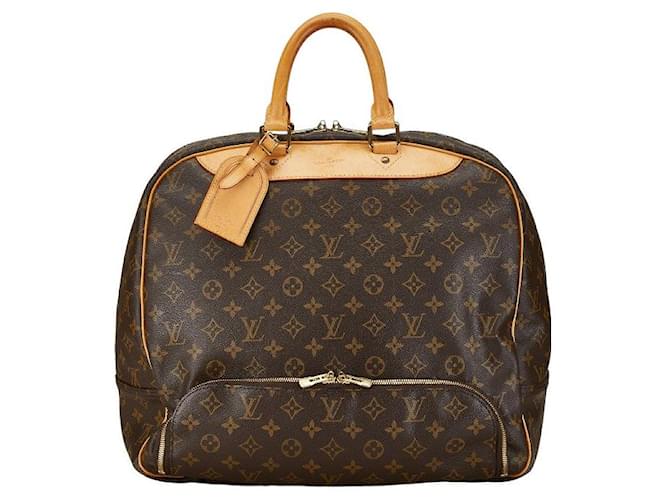 Borsa Louis Vuitton Monogram Evasion M41443 in PVC marrone in ottime condizioni Plastica  ref.1401441