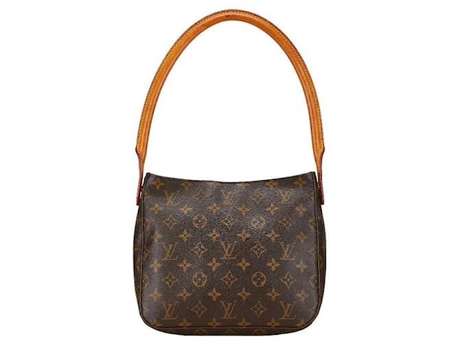 Louis Vuitton Looping MM Canvas Shoulder Bag M51146 in good condition Cloth  ref.1401442