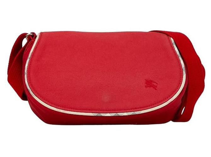 Burberry Canvas Crossbody Bag Canvas Shoulder Bag in Good condition Cloth  ref.1401463