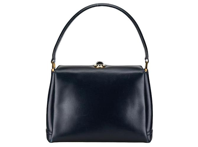 Gucci Bolsa de couro em muito bom estado Preto  ref.1401470