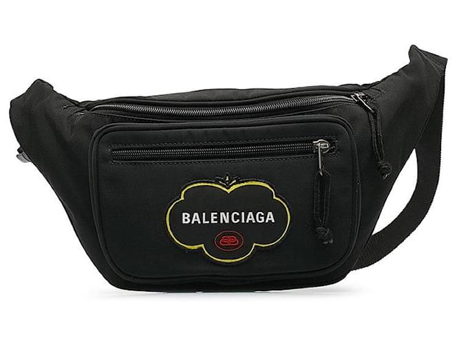 Balenciaga Nylon Bauchtasche 482389 in sehr gutem Zustand Leinwand  ref.1401510