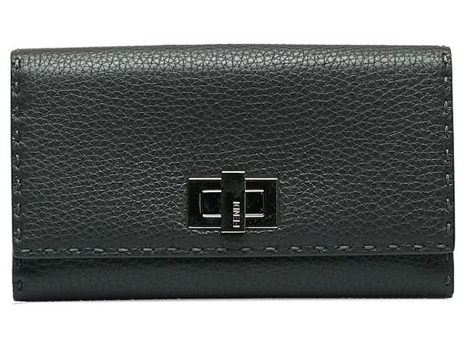 Fendi Selleria Peekaboo Long Wallet  Leather Long Wallet in Good condition  ref.1401533