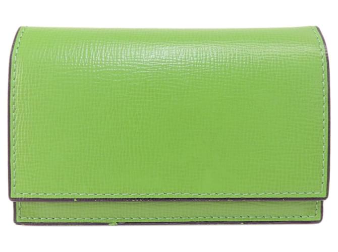 VALEXTRA Green Leather  ref.1401653
