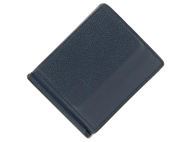 VALEXTRA Navy blue Leather  ref.1401658