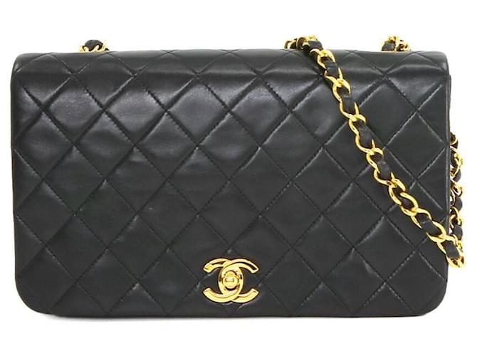 Classique Chanel Matelassé Cuir Noir  ref.1401683