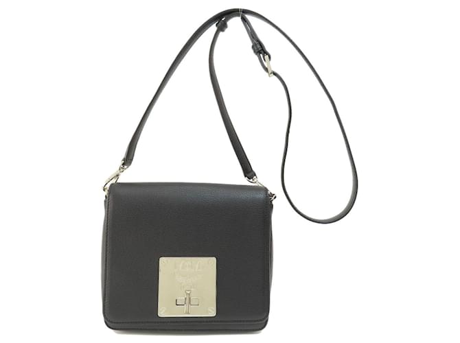 MCM Black Leather  ref.1401709