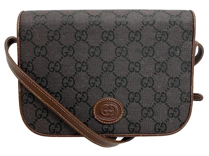 Gucci Velho Gucci Marrom Lona  ref.1401868