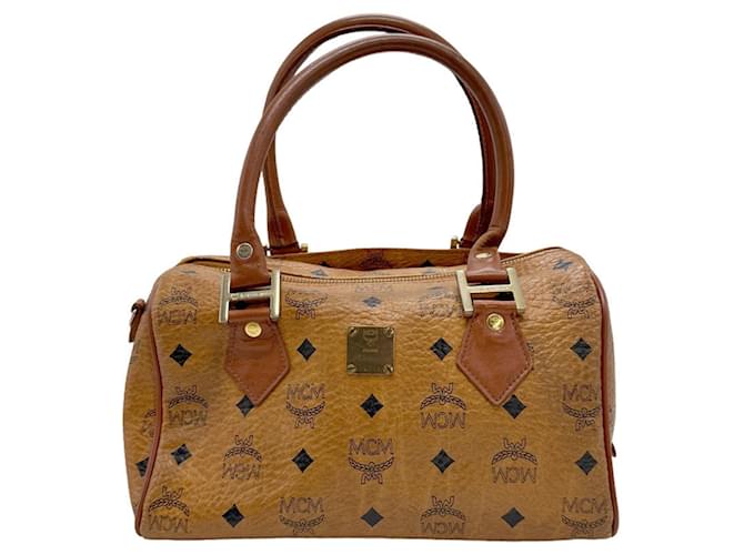 MCM Visetos Brown Leather  ref.1401920