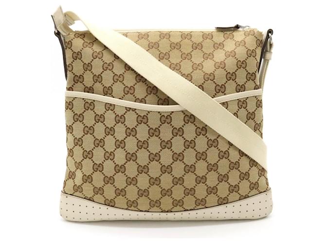 Gucci GG Canvas Marrom Lona  ref.1401929