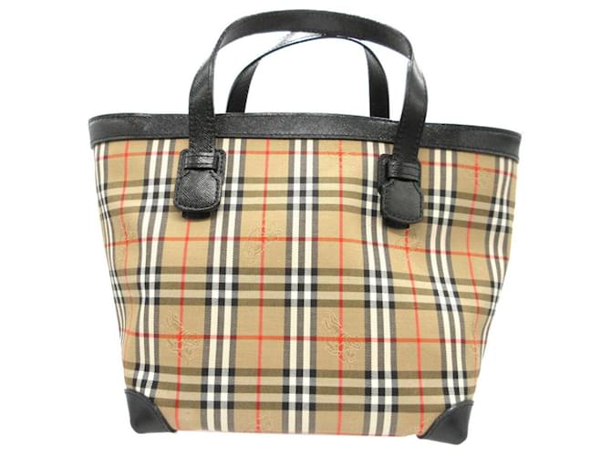 Burberry Nova Check Toile Beige  ref.1401942