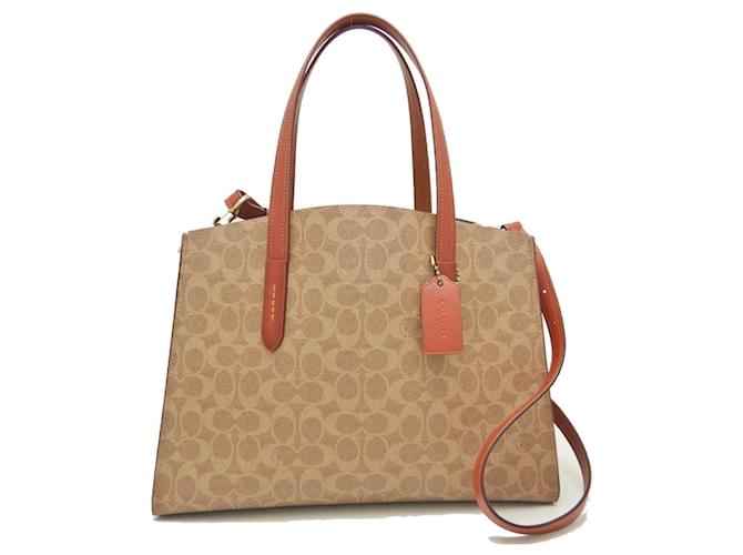 Coach Allenatore Charlie Beige Tela  ref.1401996