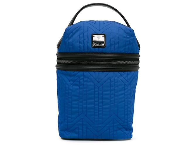 Pacote de jato de nylon MCM Blue x Christopher Raeburn Azul Pano  ref.1402033