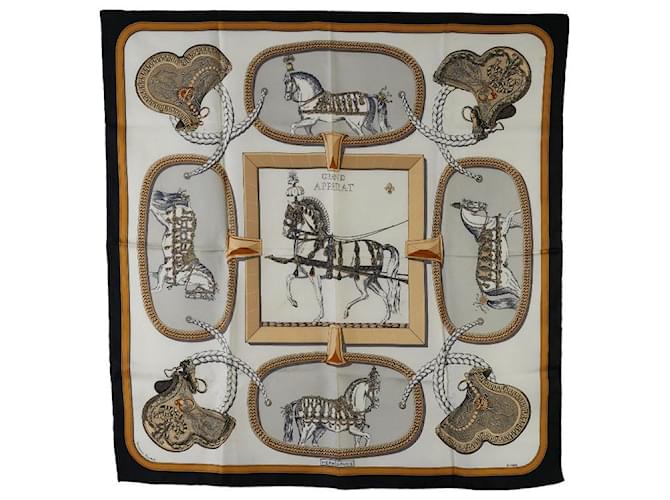 Hermès Hermes Carré Grand Apparat Silk Scarf Cotton Scarf in Good condition  ref.1402209