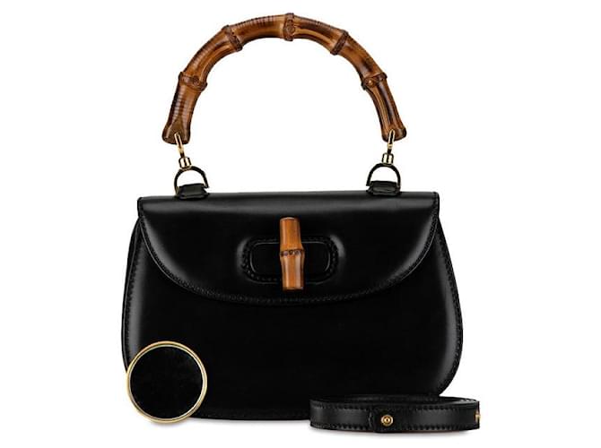 Bolso Gucci de Cuero Bambú Bolso de Cuero 000 01 en buen estado  ref.1402226