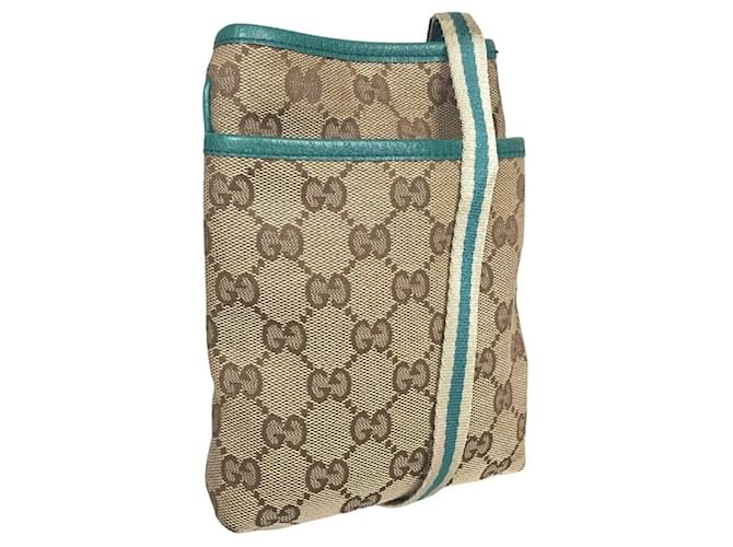 Gucci GG Canvas Marrone Tela  ref.1402326