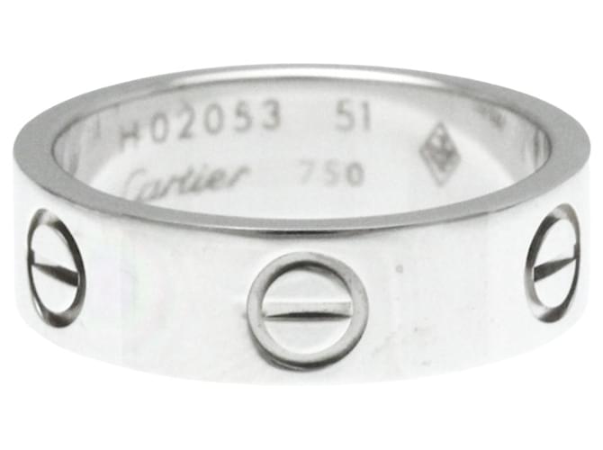 Cartier Love Silvery White gold  ref.1402329