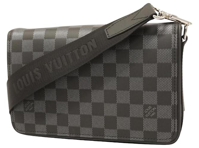Louis Vuitton Messenger Black Cloth  ref.1402411