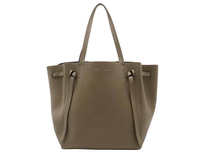 Phantom Céline CELINE Cabas Fantôme Cuir Beige  ref.1402430