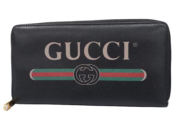 Gucci Continental Schwarz Leder  ref.1402519