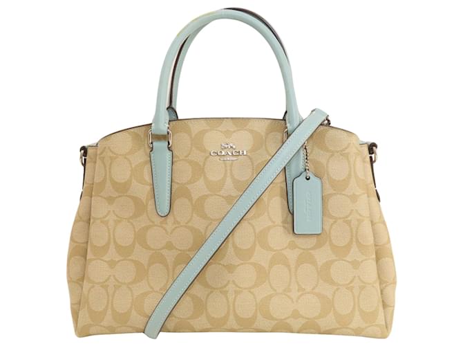 Coach Assinatura do treinador Bege Lona  ref.1402554