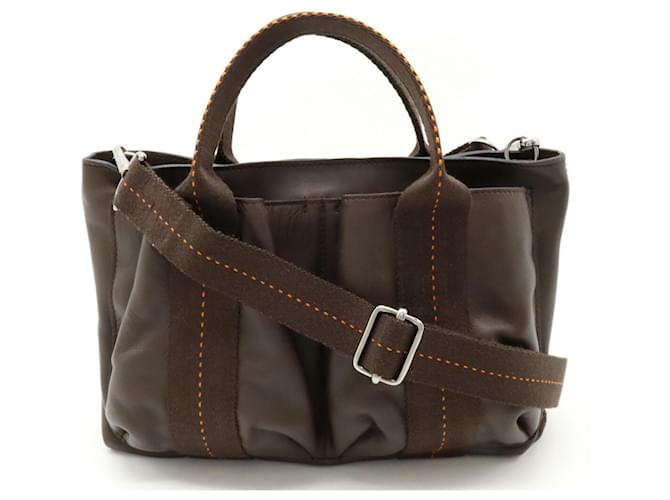 Hermès Caravan Brown Leather  ref.1402573