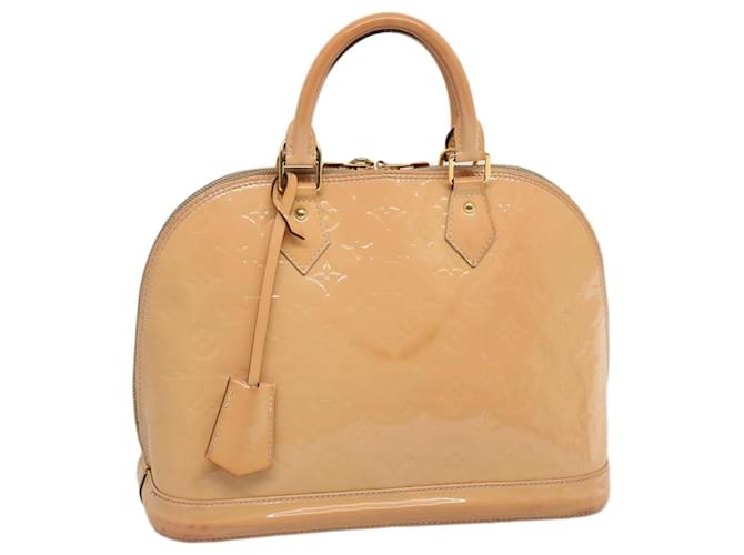 Bolsa de mão LOUIS VUITTON Monograma Vernis Alma PM Rosa valerina M50412 auth 73627 Couro envernizado  ref.1402578