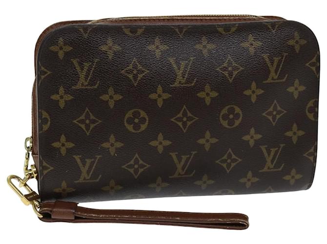 LOUIS VUITTON Monogram Orsay Clutch Bag M51790 Auth LV 75516 Toile Monogramme  ref.1402612