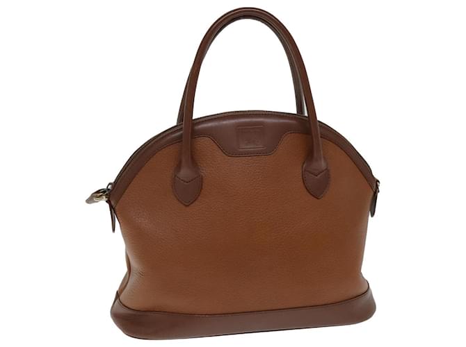 Autre Marque Burberrys Borsa A Mano Pelle Marrone Auth bs14434  ref.1402627