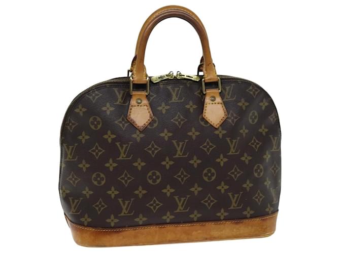 Bolsa de mão M LOUIS VUITTON com monograma Alma M51130 Autenticação de LV 75770 Lona  ref.1402651