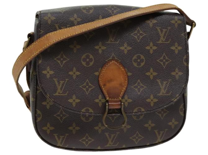 LOUIS VUITTON Monogram Saint Cloud GM bolsa de ombro M51242 LV Auth bs14415 Monograma Lona  ref.1402680